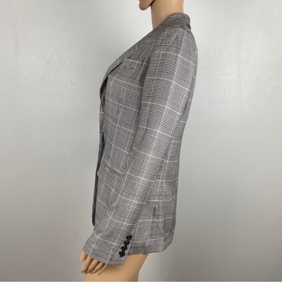 NEW ATM ANTHONY THOMAS MELILLO HOUNDSTOOTH PLAID BLAZER - Picture 6 of 10